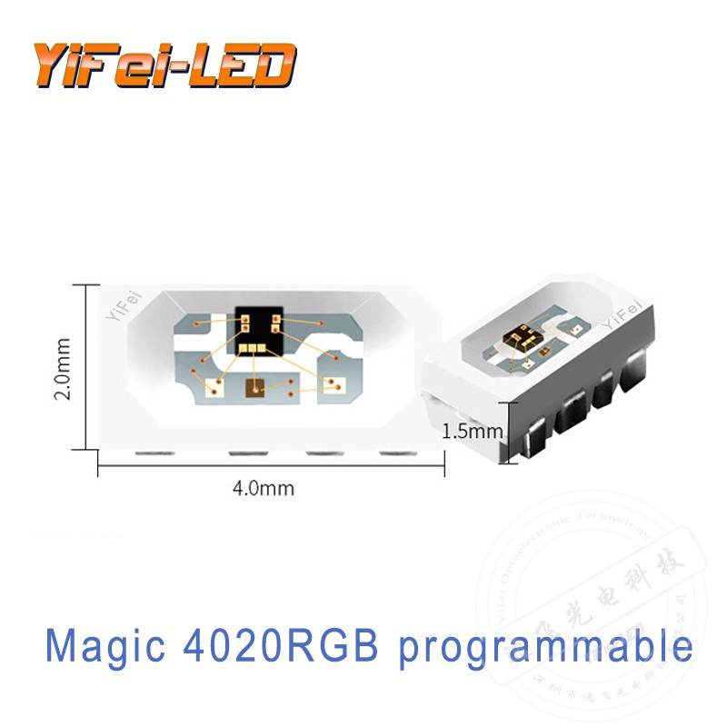 Yf923 ws2812b 4020  RGB  1C 5V   , ..